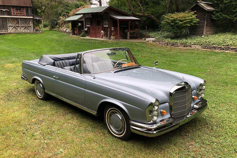 1963 Mercedes W111 220 SE Cabriolet For Sale Tobin Motor