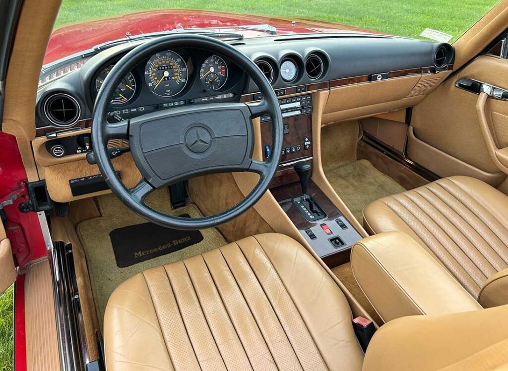 1987-Mercedes-R107-560SL-For-Sale-Tobin-Motor-Works